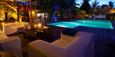 Lounge by the Pool at Casas da Vila | Trancoso, Brazil